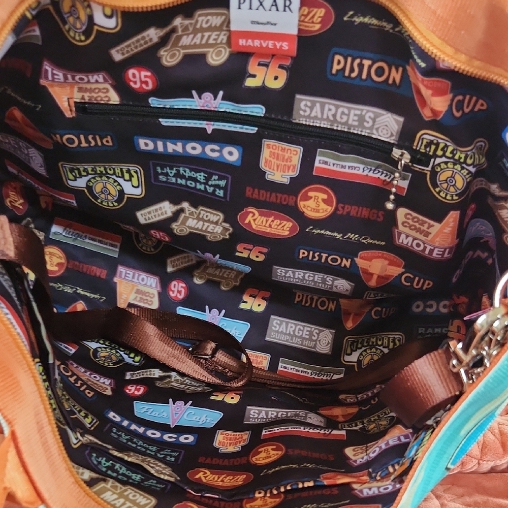 Harveys Seatbelt Purse Radiator Springs Medium Streamline Tote. - Picture 5 of 11